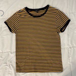 Yellow and black forever 21 T-shirt
